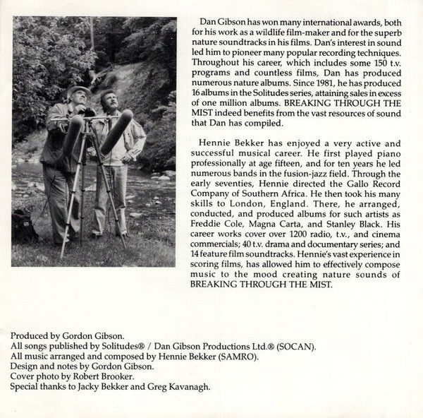 Dan Gibson : Breaking Through The Mist (CD)