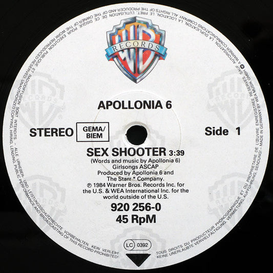 Apollonia 6 : Sex Shooter (12", Maxi)