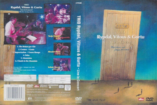 Terje Rypdal, Miroslav Vitous & Trilok Gurtu : Trio, Live In Concert (DVD-V, PAL)