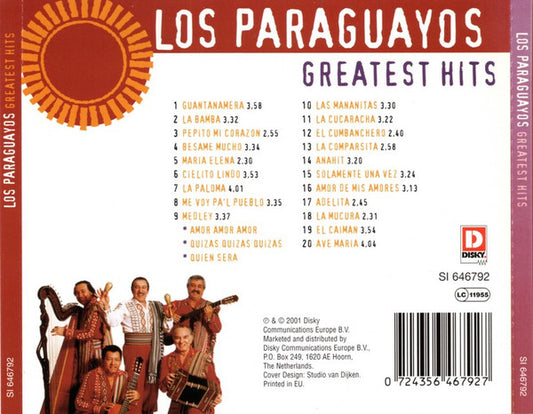 Reynaldo Meza Y Los Paraguayos : Greatest Hits (CD, Comp)