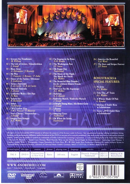 André Rieu : New York Memories (Live At Radio City Music Hall) (DVD-V, PAL)