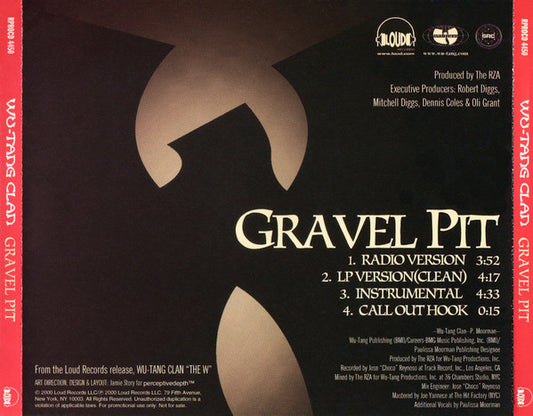 Wu-Tang Clan : Gravel Pit (CD, Single, Promo)