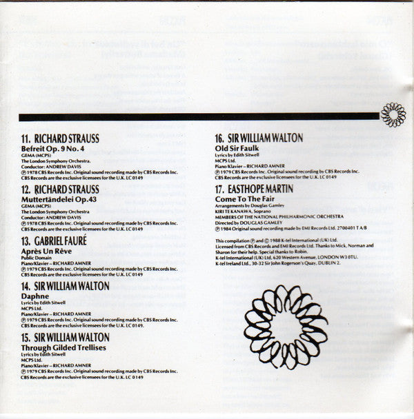 Kiri Te Kanawa : Kiri (CD, Comp)
