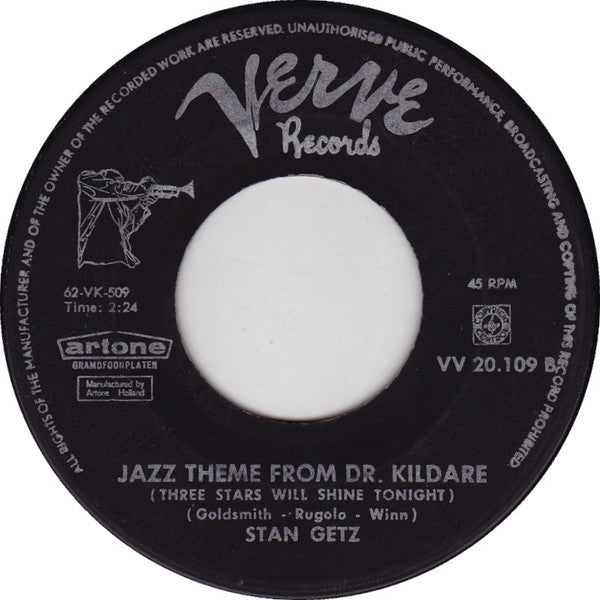 Stan Getz, Charlie Byrd : Desafinado / Jazz Theme From Dr. Kildare (7", Single)