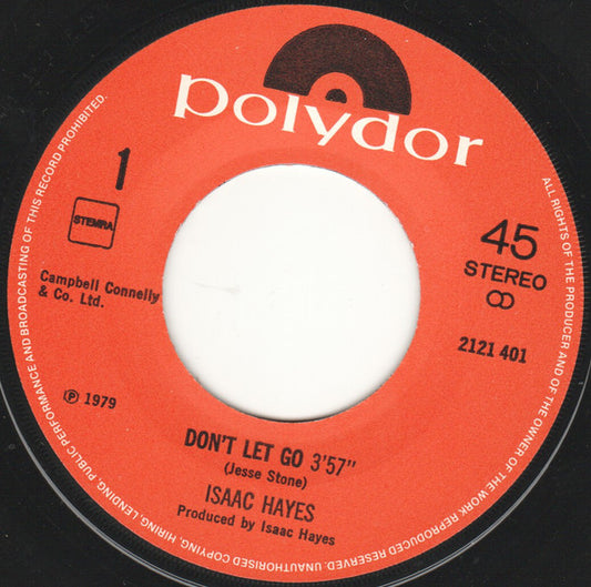 Isaac Hayes : Don't Let Go (7", Single)