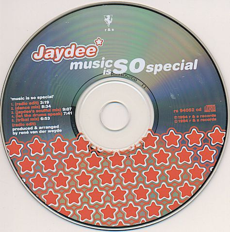 Jaydee : Music Is So Special (CD, Single)