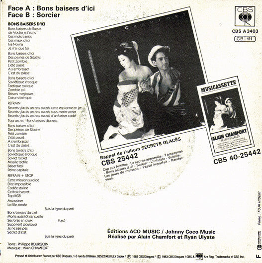 Alain Chamfort : Bons Baisers D'ici (7", Single)