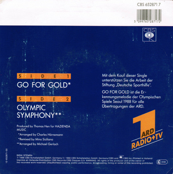 The Winners (4) : Go For Gold (7", Single)