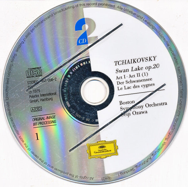 Pyotr Ilyich Tchaikovsky, Boston Symphony Orchestra, Seiji Ozawa : Swan Lake = Der Schwanensee = Le Lac Des Cygnes (2xCD, Album, RE, RM)