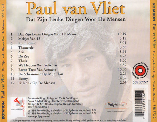 Paul van Vliet (2) : Dat Zijn Leuke Dingen Voor De Mensen (CD, Comp)