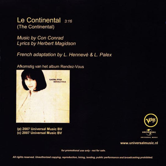 Laura Fygi : Le Continental (CDr, Single, Promo)