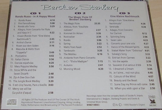 Berdien Stenberg : Meesters Van De Sfeermuziek (3xCD, Comp)