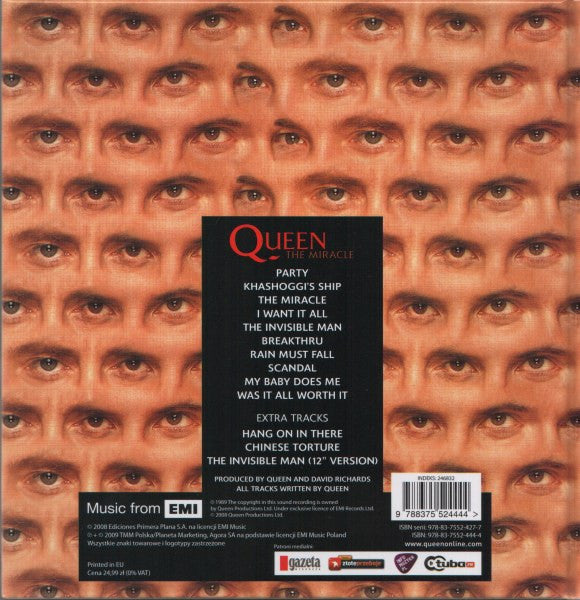 Queen : The Miracle (CD, Album, RE, RM, Dig)
