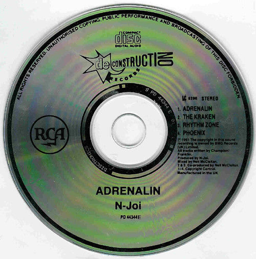 N-Joi : Adrenalin EP (CD, EP)