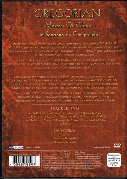 Gregorian : Masters Of Chant In Santiago De Compostela (DVD-V, PAL)