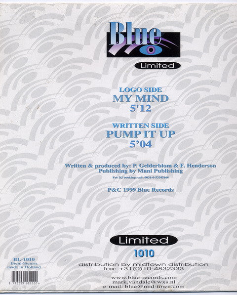 DJ Peter G. & The Clubjock : My Mind (10")