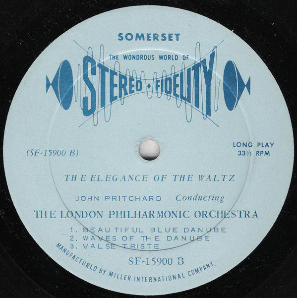 John Pritchard Conducting London Philharmonic Orchestra : The Elegance Of The Waltz (LP, Album)