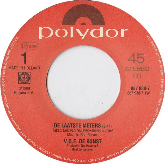 VOF De Kunst & The Skymasters : De Laatste Meters (7", Single)
