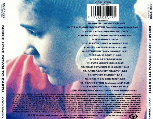 Monie Love : Down To Earth (CD, Album)