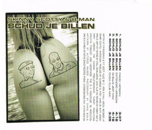 Skinny Scotty & B-Man : Schud Je Billen (CD, Maxi)