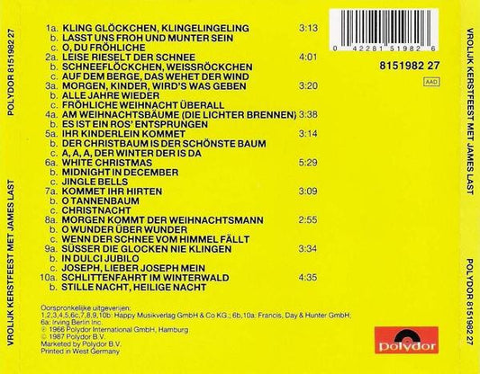 James Last : Vrolijk Kerstfeest Met James Last (CD, Album)