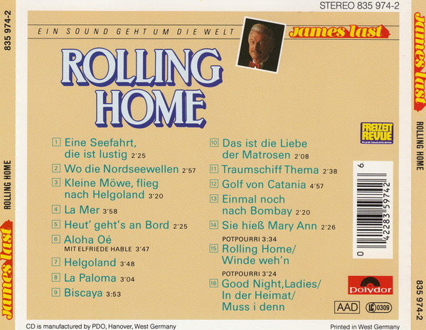 James Last : Rolling Home (CD, Comp)