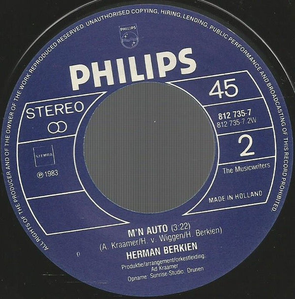Herman Berkien : Waar Is Toch M'n Caravan? (7", Single)