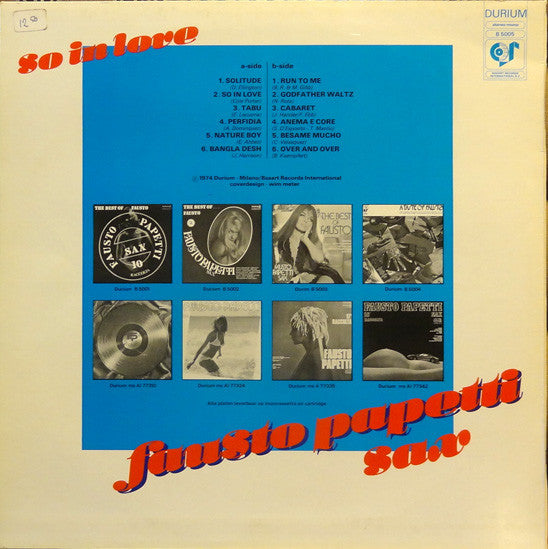 Fausto Papetti : So In Love (LP, Comp)