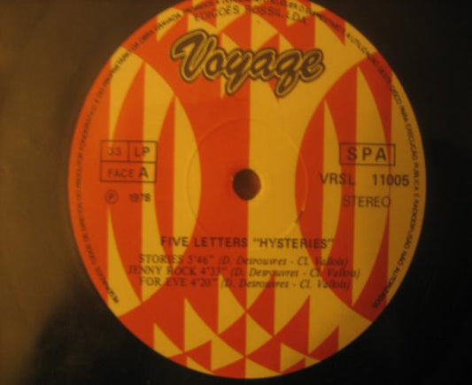 Five Letters : Hysteries (LP, Album)