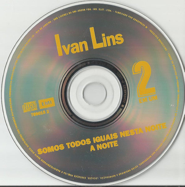 Ivan Lins : Somos Todos Iguais Nesta Noite / A Noite (CD, Comp, RM)