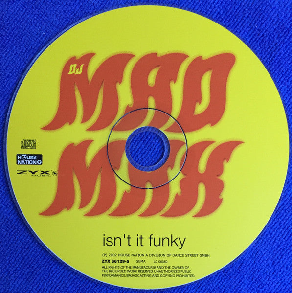DJ Mad Max : Isn't It Funky (CD, Promo)