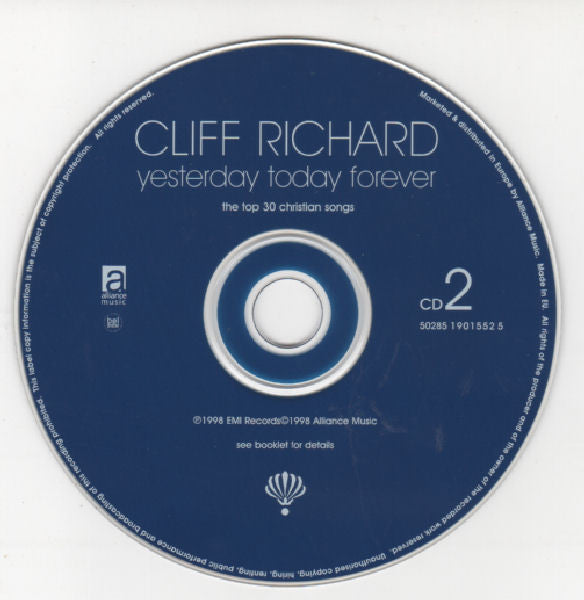 Cliff Richard : Yesterday Today Forever (2xCD, Comp)