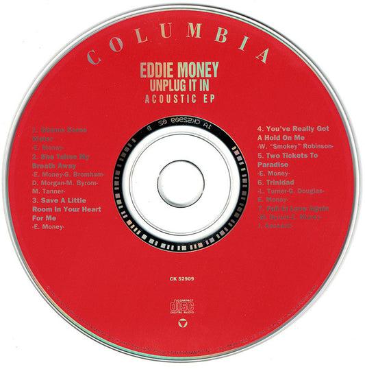 Eddie Money : Unplug It In - Acoustic EP (CD, Album, EP)