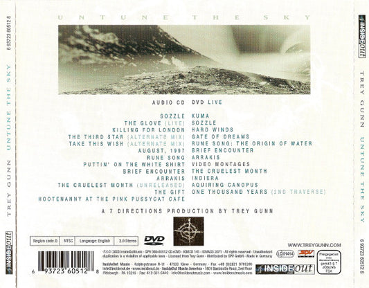 Trey Gunn : Untune The Sky (CD, Comp + DVD-V, NTSC)