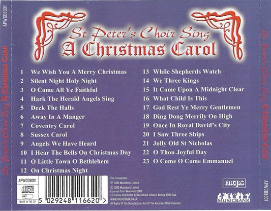 St. Peter's Choir : A Christmas Carol (CD)
