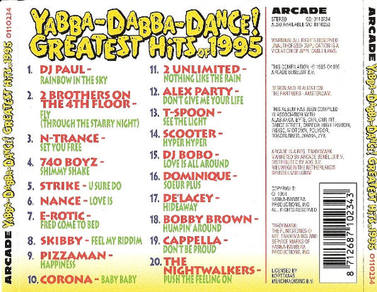 Various : Yabba-Dabba-Dance! Greatest Hits Of 1995 (CD, Comp)