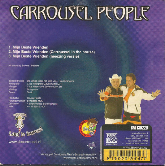Carrousel People : Mijn Beste Vrienden (CD, Single)