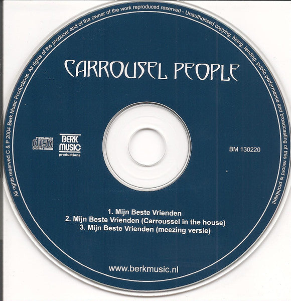 Carrousel People : Mijn Beste Vrienden (CD, Single)