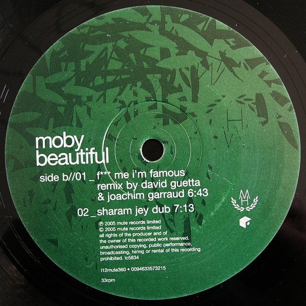 Moby : Beautiful (12")