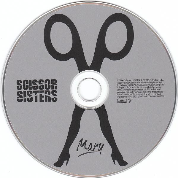 Scissor Sisters : Mary (CD, Single)