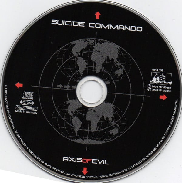 Suicide Commando : Axis Of Evil (CD, Album + DVD-V, PAL + Box, Ltd)