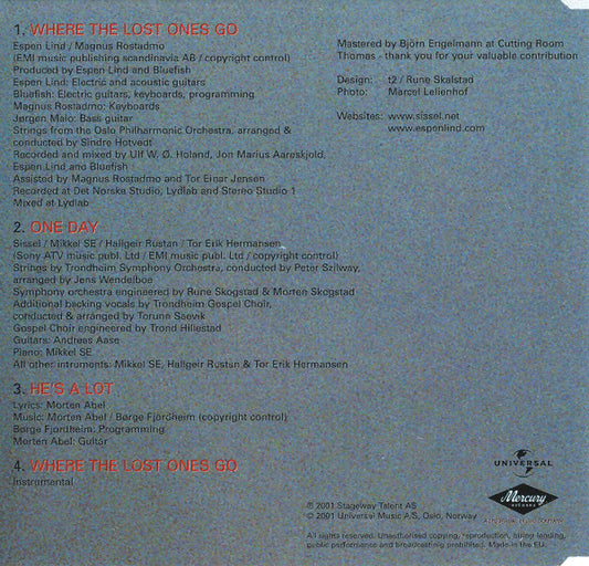 Sissel & Espen Lind : Where The Lost Ones Go (CD, Maxi)