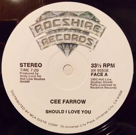 Cee Farrow : Should I Love You (12", Single)
