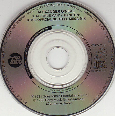 Alexander O'Neal : All True Man (CD, Mini, Maxi)