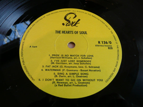 Hearts Of Soul : The Hearts Of Soul (LP, Album, Club)