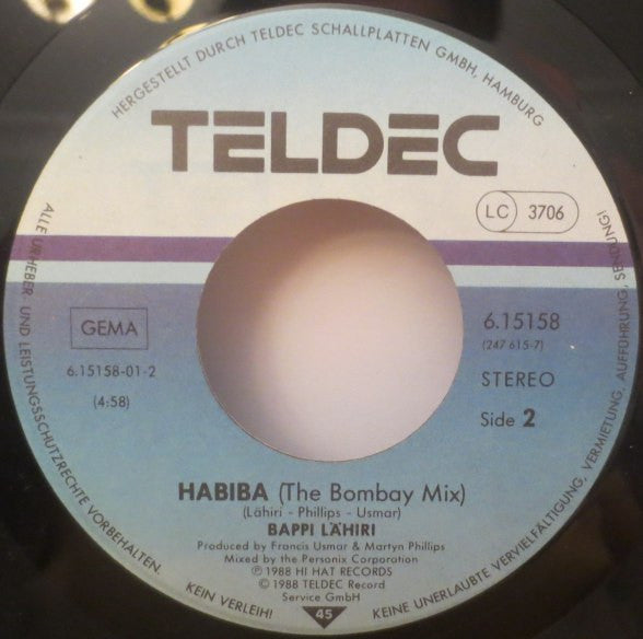 Bappi Lahiri : Habiba (7", Single)
