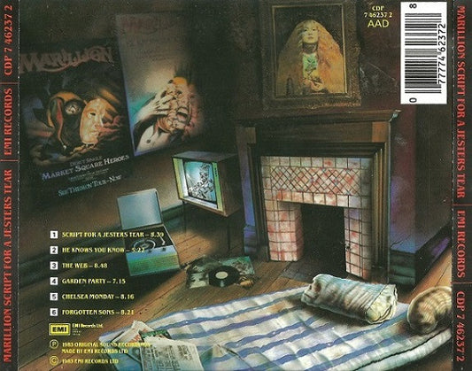 Marillion : Script For A Jester's Tear (CD, Album, RE, PDO)