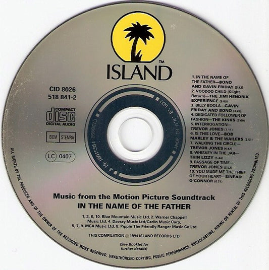 Various : In The Name Of The Father (Music From The Motion Picture Soundtrack) (CD, Album)