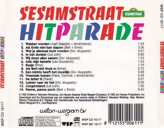 Sesamstraat : Sesamstraat Hitparade (CD, Album)