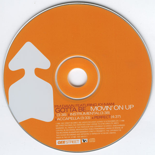 P.M. Dawn Featuring Kymani Marley : Gotta Be...Movin' On Up (CD, Maxi)